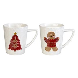 Набор из двух кружек Joyful Christmas из коллекции New Year Essential, 380 мл, Tkano