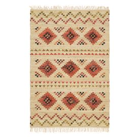 Ковер из шерсти по мотивам башкирских орнаментов из коллекции Cultural Heritage, 120х180 см, Tkano