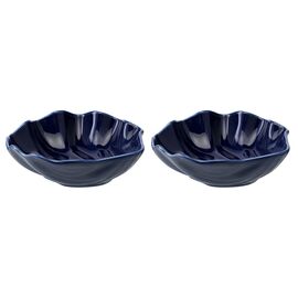Набор из 2 салатников Cockle синего цвета из коллекции Sea treasures, Tkano