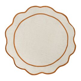Салфетка под приборы Anemone из коллекции Trendy Ruffles, 40 см, карри, Tkano