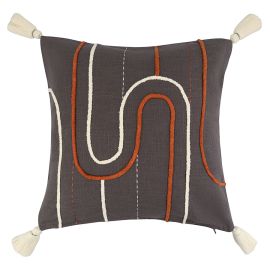 Чехол на подушку Linear path из коллекции Ethnic, 45х45 см, Tkano