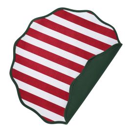 Салфетка под приборы Trendy Christmas красного цвета из коллекции New Year Essential, ?40 см, Tkano