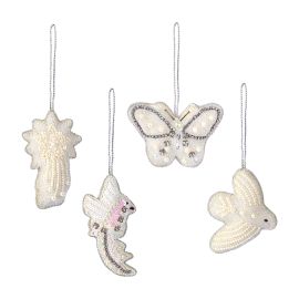 Набор елочных украшений Christmas pearls из коллекции New Year Essential, 4 шт., Tkano