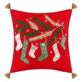 Чехол на подушку Winter wishes из коллекции New Year Essential, 45х45 см, Tkano