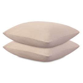 Набор наволочек из премиального сатина бежевого цвета из коллекции Essential, 70х70 см, Tkano