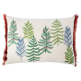 Подушка Зима в лесу из коллекции New Year Essential, 30x45см, Tkano
