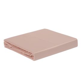 Простыня из сатина цвета пыльной розы из коллекции Essential, 240х270 см, Tkano