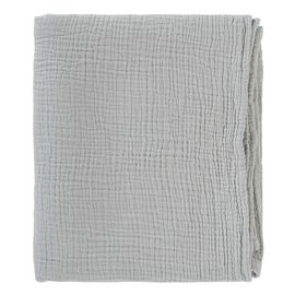 Одеяло из жатого хлопка серого цвета из коллекции Essential 90x120 см, Tkano