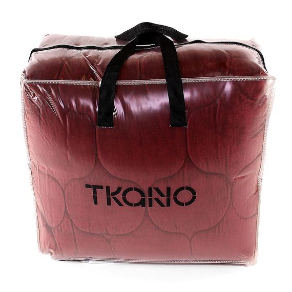 Покрывало стеганое бархатное Хвойное утро Цвет бордовый Russian North, 250х270 см, Tkano, изображение 6