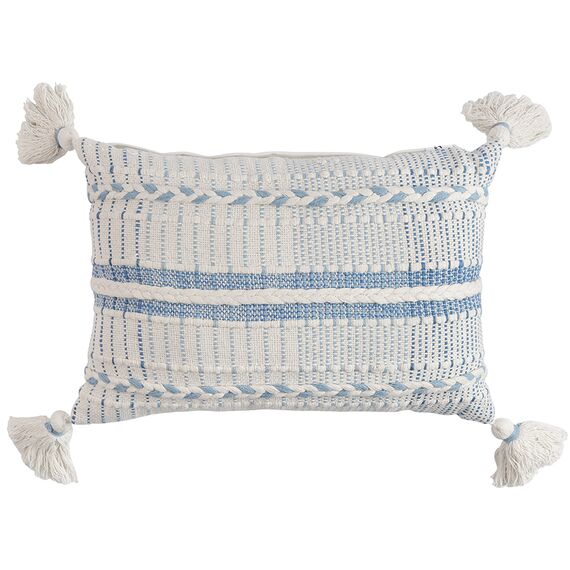 Подушка декоративная с вышивкой и кисточками из коллекции Ethnic , 35х60 см, Tkano