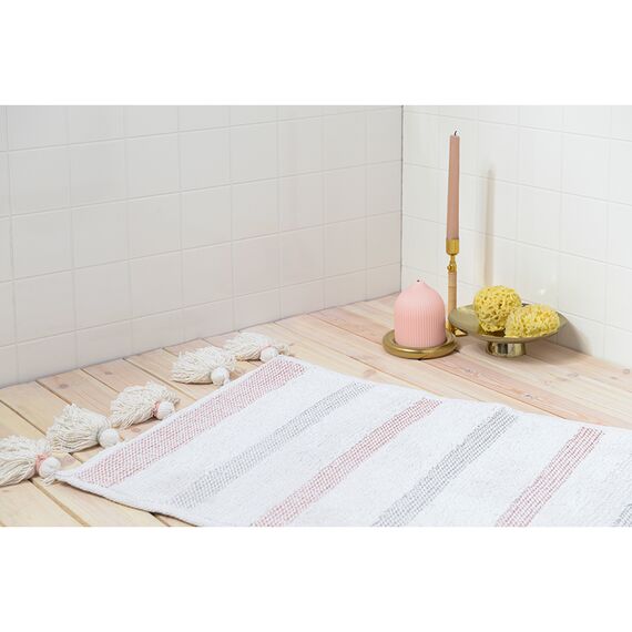 Коврик для ванной из хлопка с кисточками из коллекции Ethnic, 50х80 см, Tkano, изображение 2