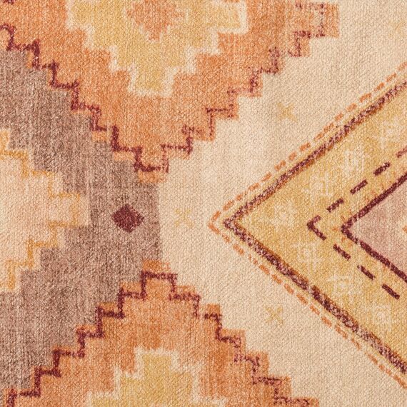 Ковер из хлопка с этническим орнаментом цвета лаванды из коллекции Ethnic, 120х180 см, Tkano, изображение 6