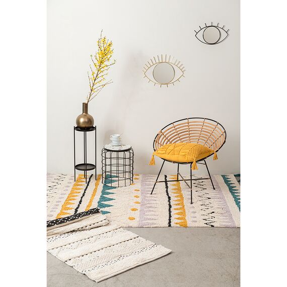 Ковер из хлопка с контрастным этническим орнаментом из коллекции Ethnic, 160x230 см, Tkano, изображение 8
