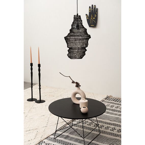 Ковер из хлопка с контрастным орнаментом и бахромой из коллекции Ethnic, 160х230 см, Tkano, изображение 2