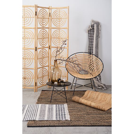 Ковер из джута с орнаментом Зигзаг из коллекции Ethnic, 160х230 см, Tkano, изображение 3