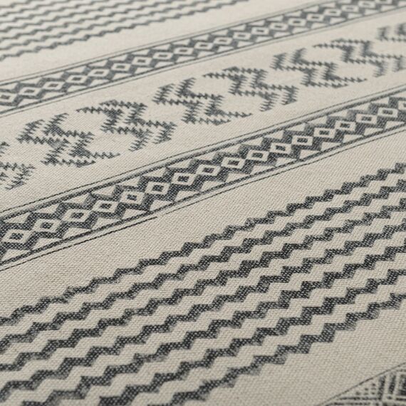 Ковер из хлопка с контрастным орнаментом и бахромой из коллекции Ethnic, 200х300 см, Tkano, изображение 8