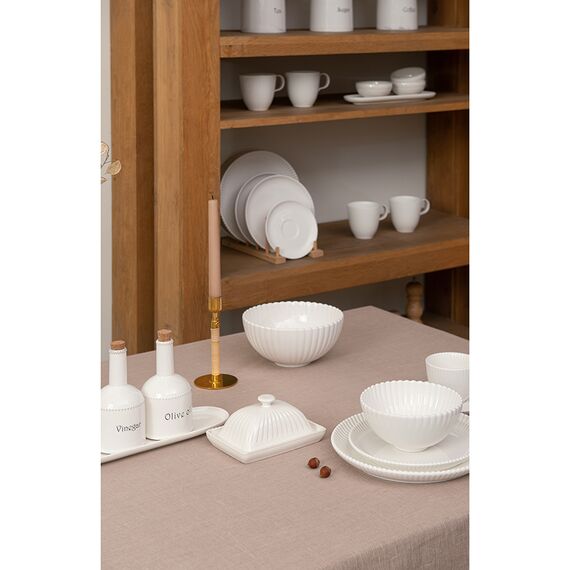 Набор из двух тарелок белого цвета из коллекции Kitchen Spirit, 21 см, Tkano, изображение 5