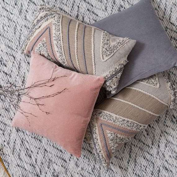 Подушка декоративная с кантом и бахромой из коллекции Ethnic, 30х60 см, Tkano, изображение 8
