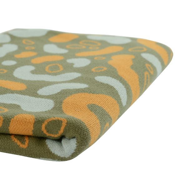 Плед вязаный с авторским принтом Animal spots из коллекции Wild, 130х180 см, Tkano, изображение 11