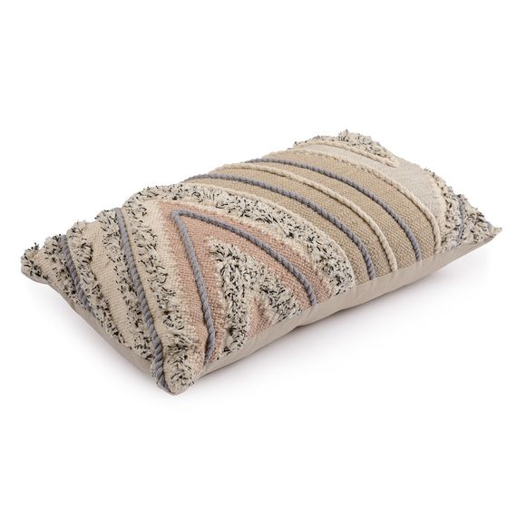 Подушка декоративная с кантом и бахромой из коллекции Ethnic, 30х60 см, Tkano, изображение 3