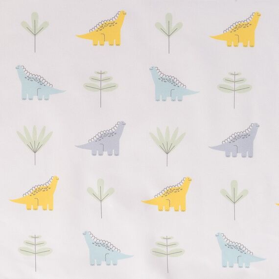 Простыня на резинке из сатина с принтом Dinosauria world из коллекции Tiny world, 80х160х20 см, Tkano, изображение 4