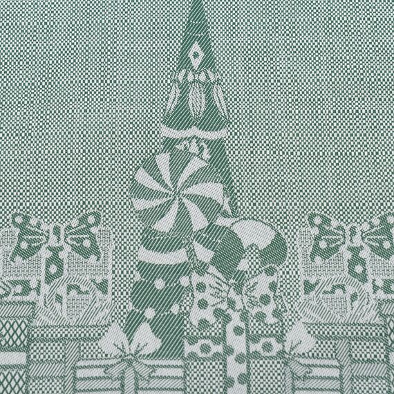 Салфетка из хлопка зеленого цвета с рисунком Щелкунчик из коллекции New Year Essential, 53х53см, Tkano, изображение 5