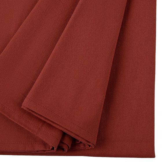 Скатерть из хлопка терракотового цвета из коллекции Prairie, 170х250 см, Tkano, изображение 3