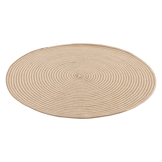 Ковер из хлопка Target бежевого цвета из коллекции Ethnic, ?120 см, Tkano, изображение 2