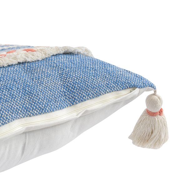 Чехол на подушку с кисточками и бахрамой из коллекции Ethnic, 35х60 см, Tkano, изображение 3