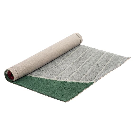 Ковер из хлопка с рисунком Tea plantation из коллекции Terra, 120х180 см, Tkano, изображение 3