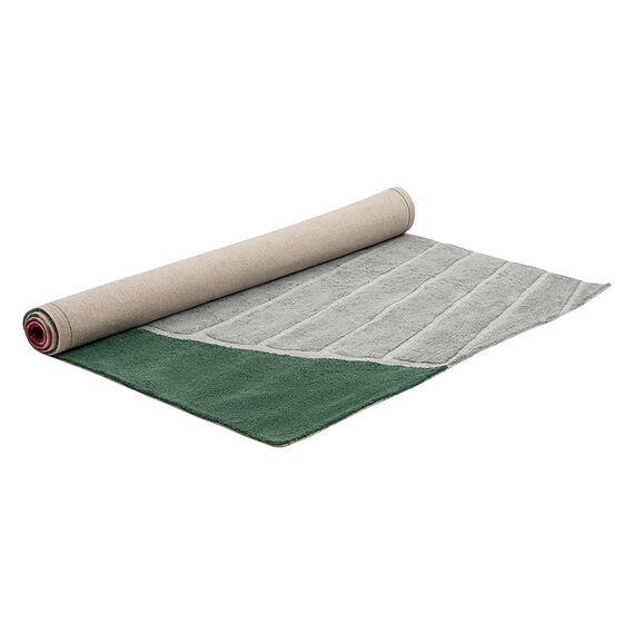 Ковер из хлопка с рисунком Tea plantation из коллекции Terra, 200х300 см, Tkano, изображение 3