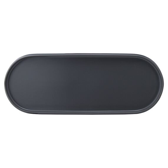 Овальное блюдо темно-серого цвета из коллекции Essential, Tkano, изображение 5