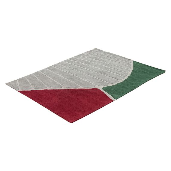 Ковер из хлопка с рисунком Tea plantation из коллекции Terra, 200х300 см, Tkano, изображение 2