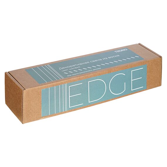 Свеча декоративная цвета шалфея из коллекции Edge, 25,5см, Tkano, изображение 2