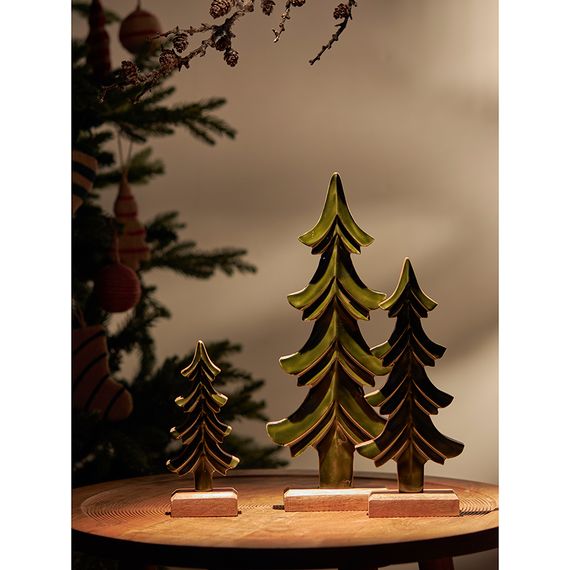 Декор новогодний Festive tree из коллекции New Year Essential, 40 см, Tkano, изображение 5