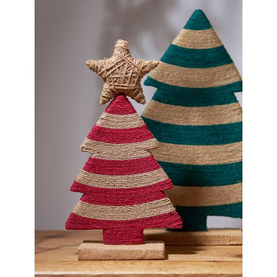Декор новогодний Funky stripes из джута и гофрированного картона из коллекции New Year Essential, Tkano, изображение 7