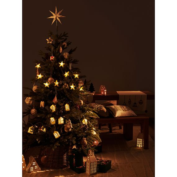 Домик из фарфора с подсветкой Aarhus из коллекции New Year Essential, 21,6 см, Tkano, изображение 4