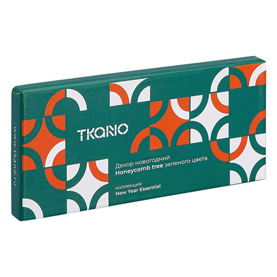 Декор новогодний Honeycomb tree зеленого цвета из коллекции New Year Essential, Tkano, изображение 3