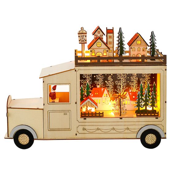 Декор новогодний с подсветкой Festive truck из коллекции New Year Essential, Tkano, изображение 9