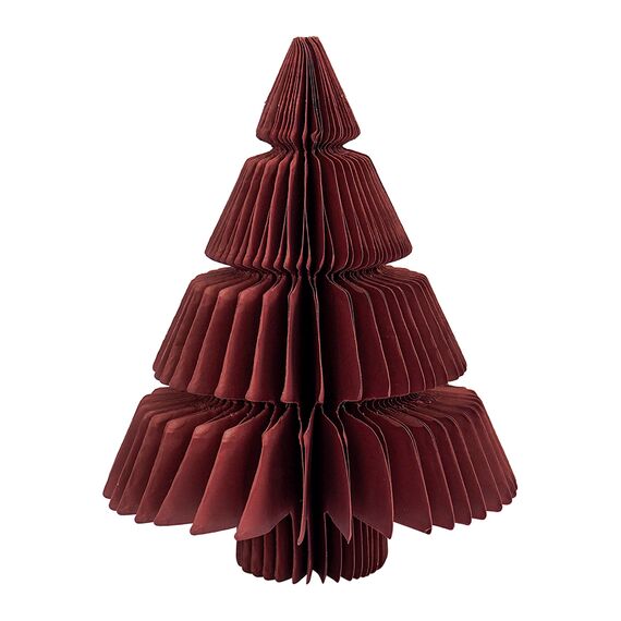 Декор новогодний Honeycomb tree бордового цвета из коллекции New Year Essential, Tkano