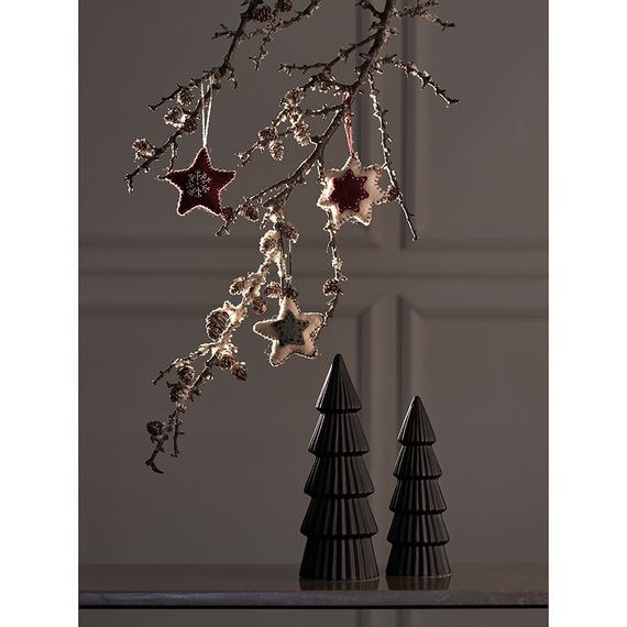 Декор новогодний из фарфора Xmas Tree из коллекции New Year Essential, 25 см, Tkano, изображение 4