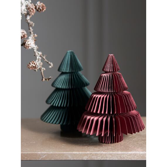 Декор новогодний Honeycomb tree бордового цвета из коллекции New Year Essential, Tkano, изображение 3