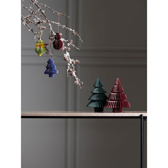 Декор новогодний Honeycomb tree бордового цвета из коллекции New Year Essential, Tkano, изображение 2