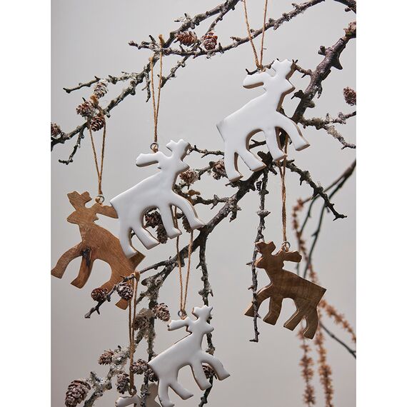 Набор елочных украшений Santa reindeers из коллекции New Year Essential, 3 шт., Tkano, изображение 4