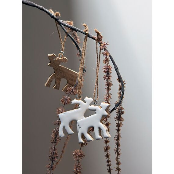 Набор елочных украшений Santa reindeers из коллекции New Year Essential, 3 шт., Tkano, изображение 6
