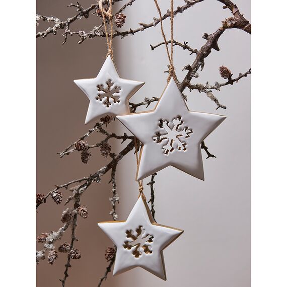 Набор елочных украшений Winter stars из коллекции New Year Essential, 3 шт., Tkano, изображение 3