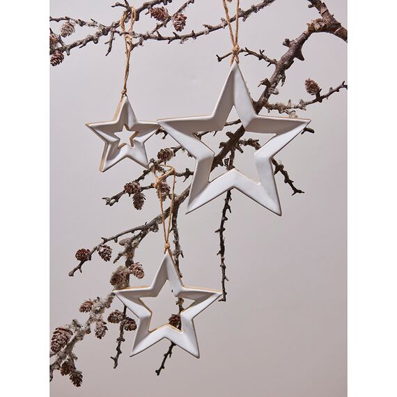Набор елочных украшений Milky stars из коллекции New Year Essential, 3 шт., Tkano, изображение 5