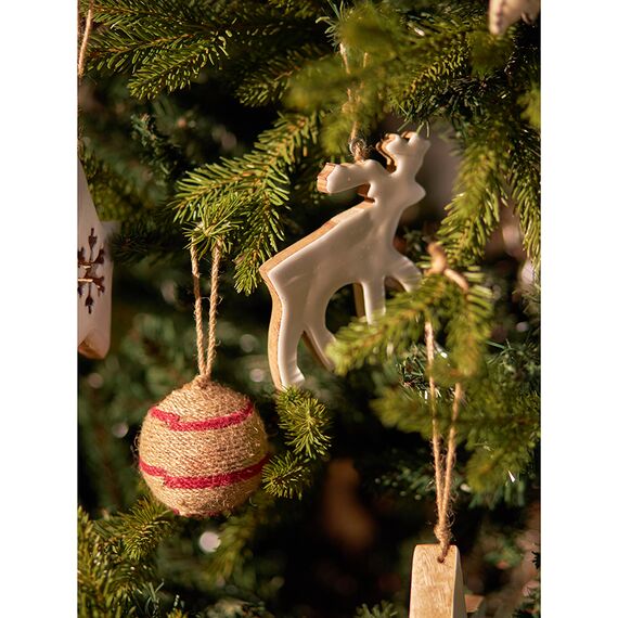 Набор елочных украшений Santa reindeers из коллекции New Year Essential, 3 шт., Tkano, изображение 3