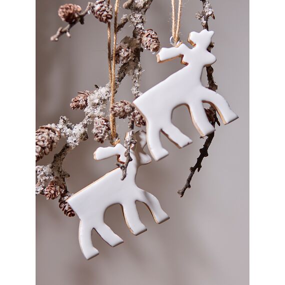 Набор елочных украшений Santa reindeers из коллекции New Year Essential, 3 шт., Tkano, изображение 5