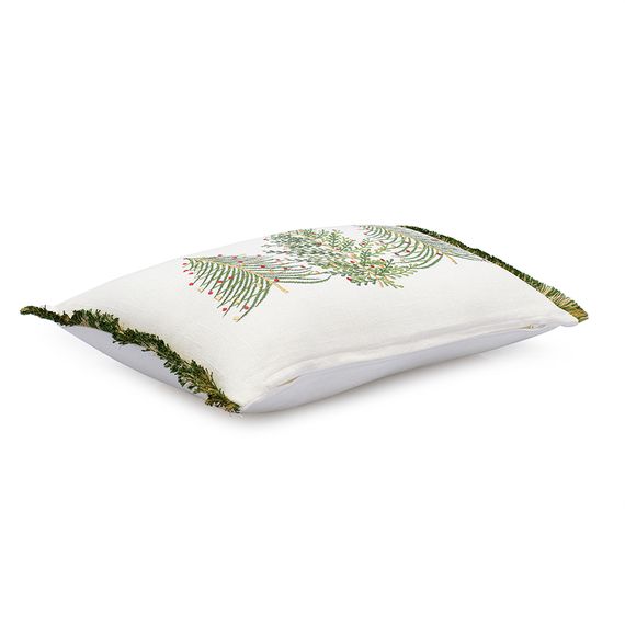 Подушка декоративная с вышивкой Christmas tree из коллекции New Year Essential, 30х45 см, Tkano, изображение 8